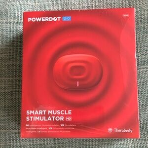 Therabody PowerDot 2.0 Duo Smart Muscle Stimulator in Red - New in box
